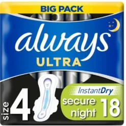 Always Maandverband Platinum Ultra Night 18 stuks
