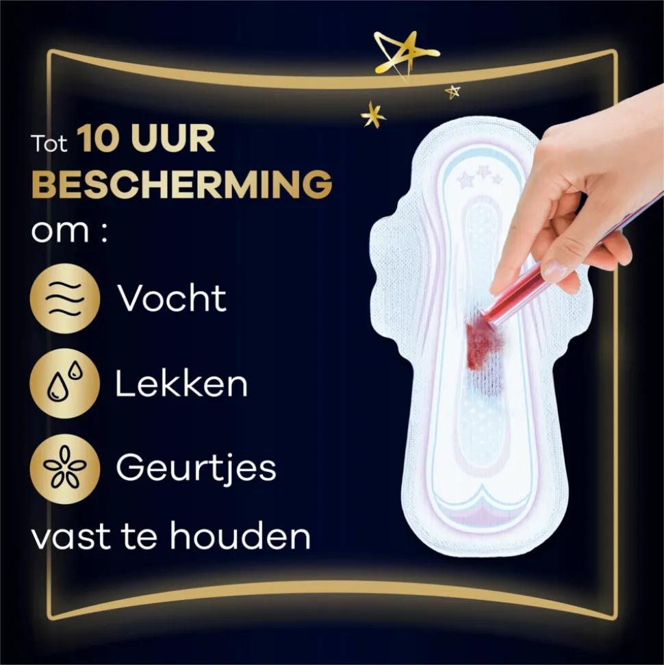 Always Maandverband Ultra Secure Night 72 stuks
