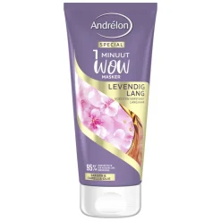 Andrélon 1 Minuut Wow Masker Levendig Lang 180 ml