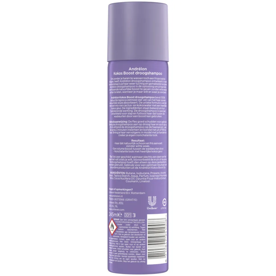 Andrélon Droogshampoo Kokos Boost 245 ml