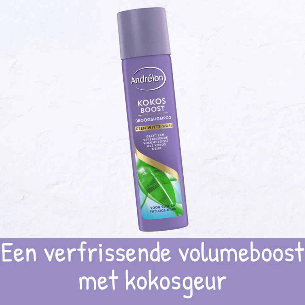 Andrélon Droogshampoo Kokos Boost 245 ml