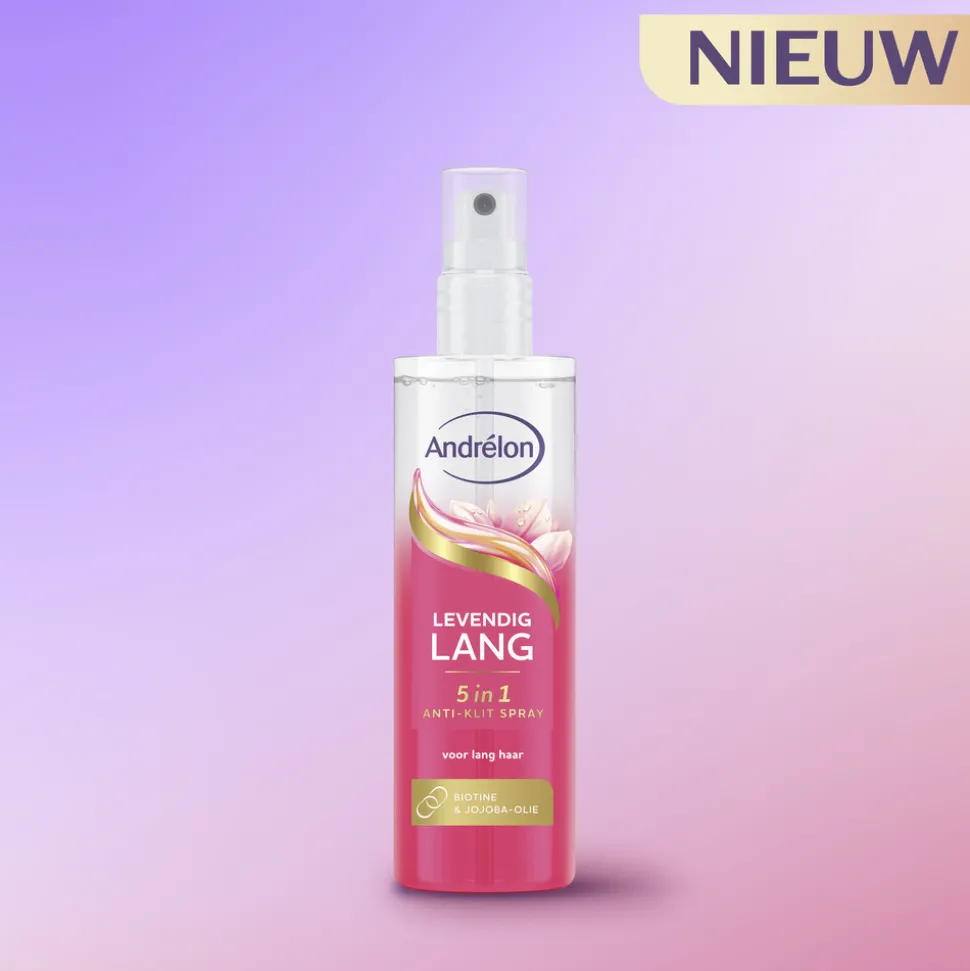 Andrélon 5-in-1 Anti-Klit Spray Levendig Lang 150 ml