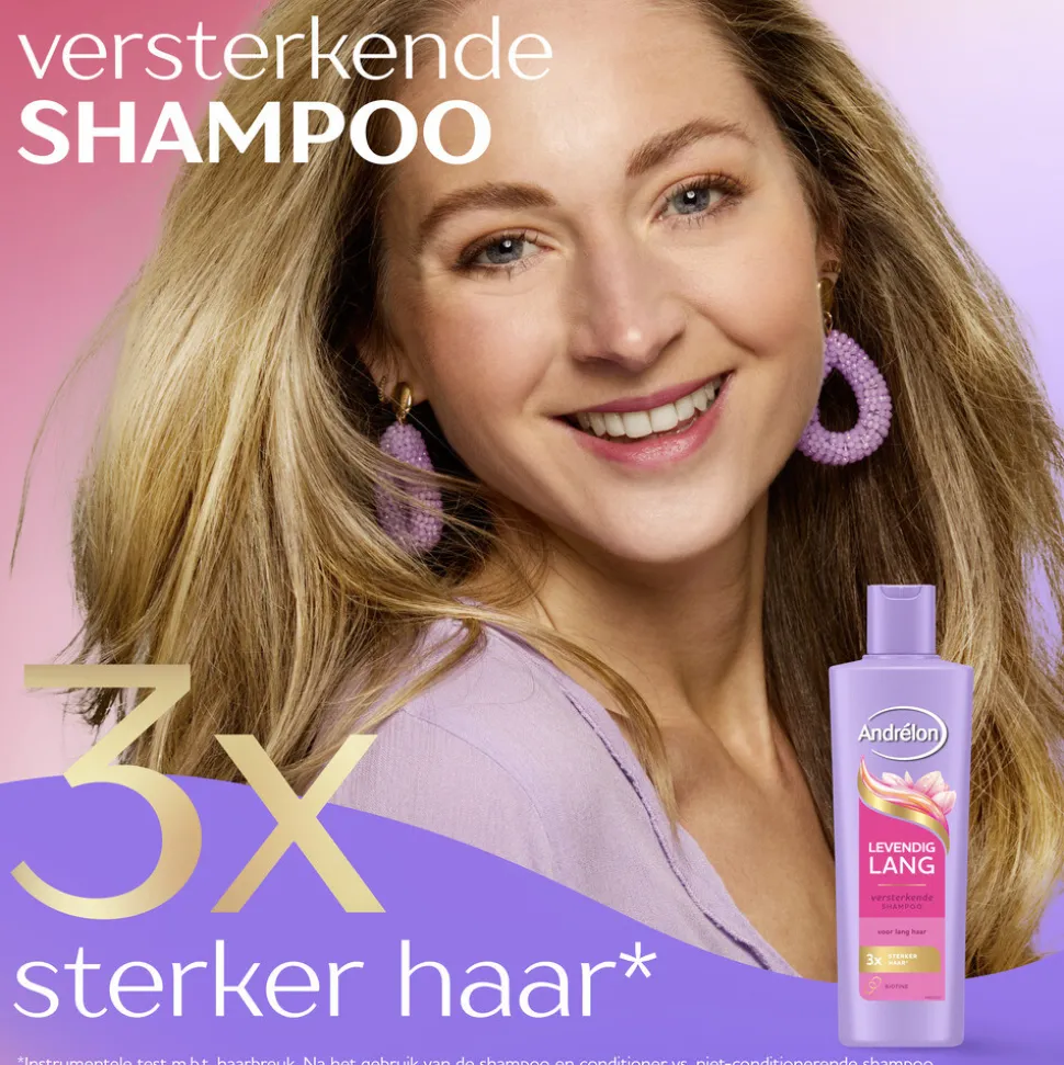 Andrélon Shampoo Levendig Lang 250 ml