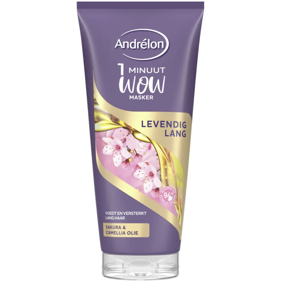 Andrélon WOW Masker Levendig Lang 180 ml