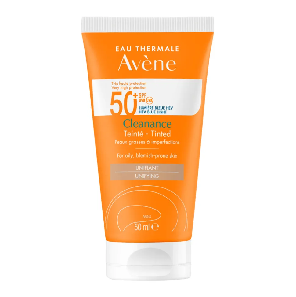 Avène Cleanance Getinte Zonnebrandcrème SPF50+ 50 ml