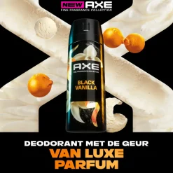 Axe Deodorant Bodyspray Black Vanilla 150 ml