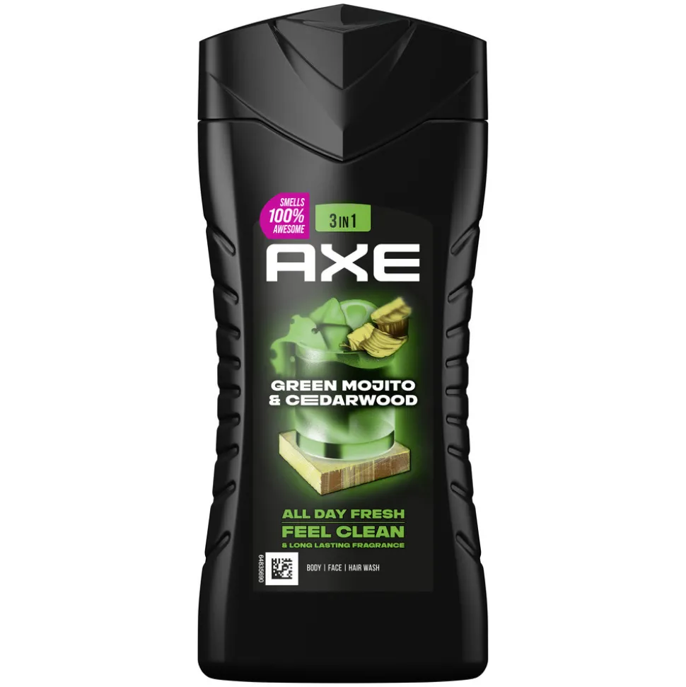 Axe 3-in-1 Douchegel Green Mojito & Cedarwood 250 ml