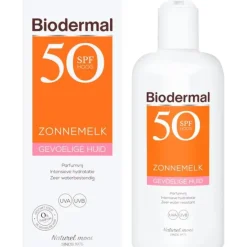 Biodermal Gevoelige Huid Zonnemelk SPF 50+ 200 ml