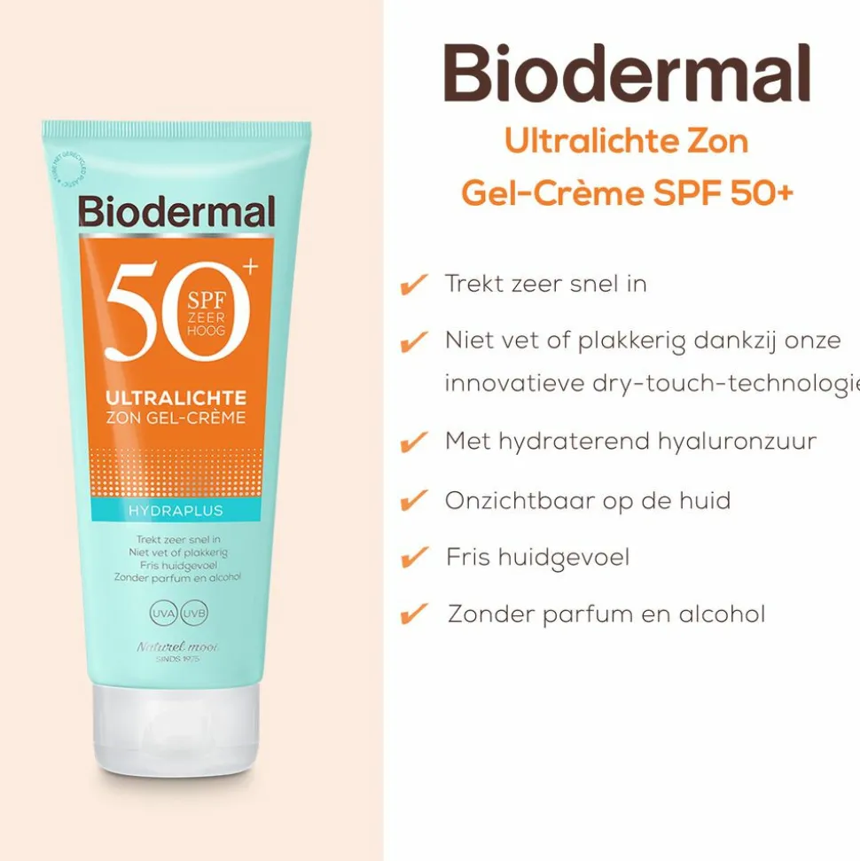 Biodermal Sun Body Gel Cream SPF 50+ 200 ml
