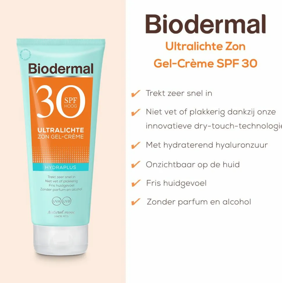 Biodermal Sun Body Gel Cream SPF 30 200 ml
