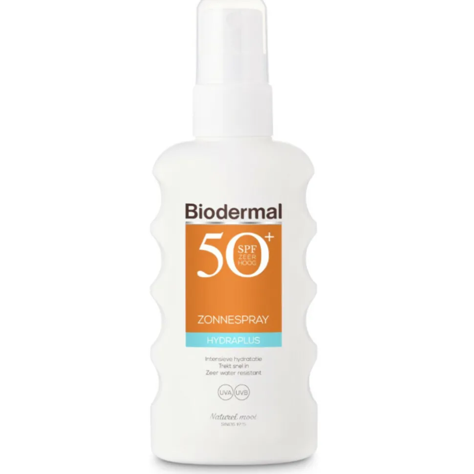 Biodermal Zonnebrand Hydraplus Spray SPF 50+ 175 ml