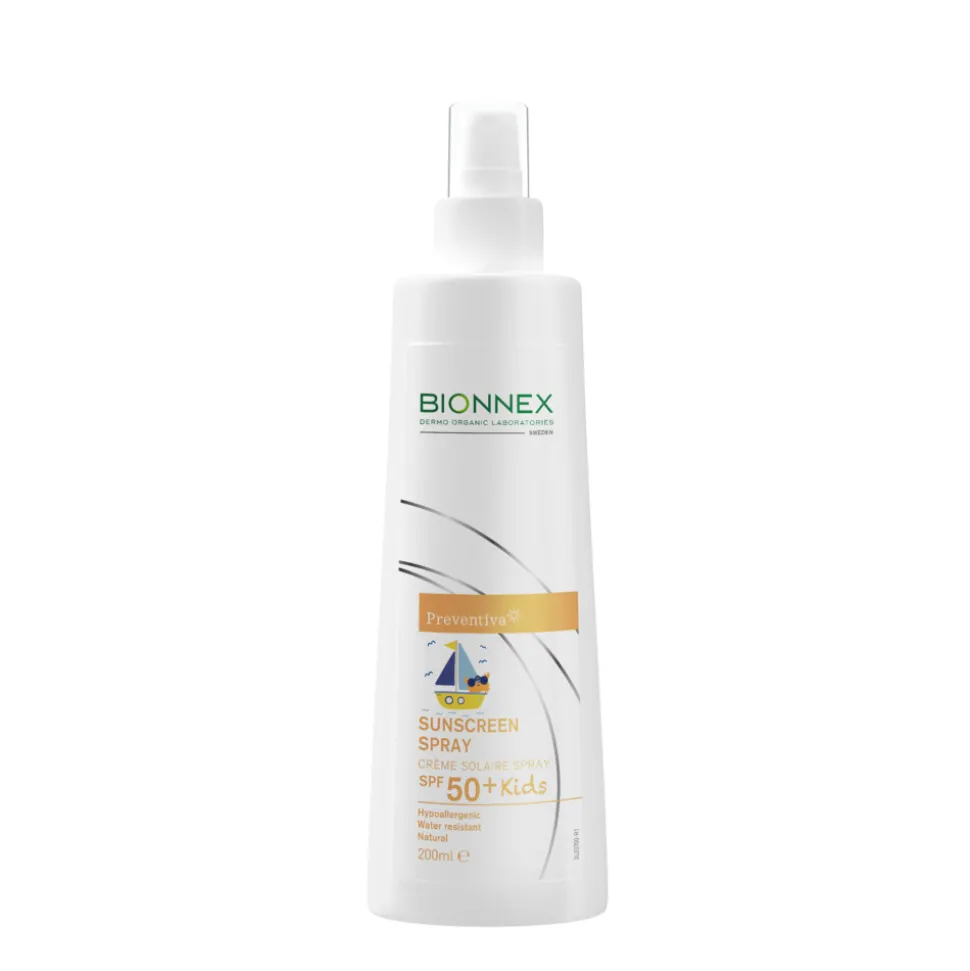 Bionnex Preventiva Zonnebrand Spray SPF 50+ Kids 200 ml
