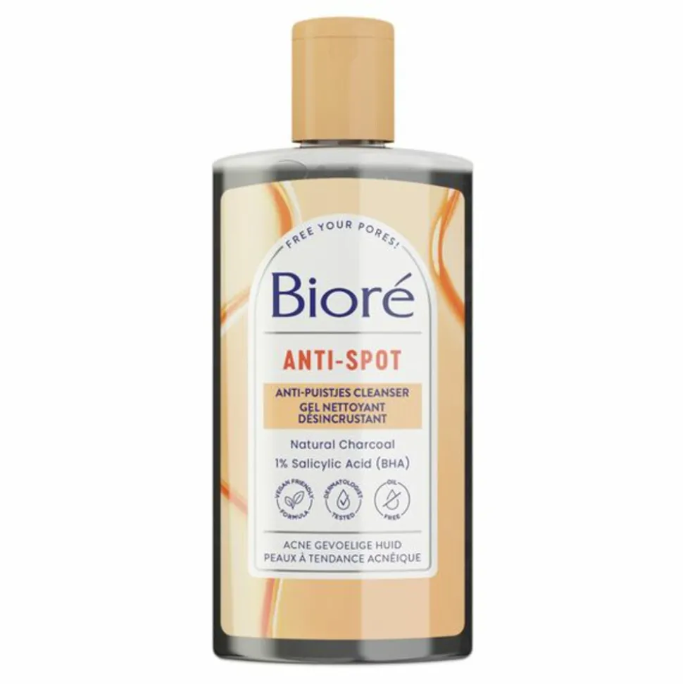 Bioré Houtskool Anti-Puistjes Cleanser 200 ml