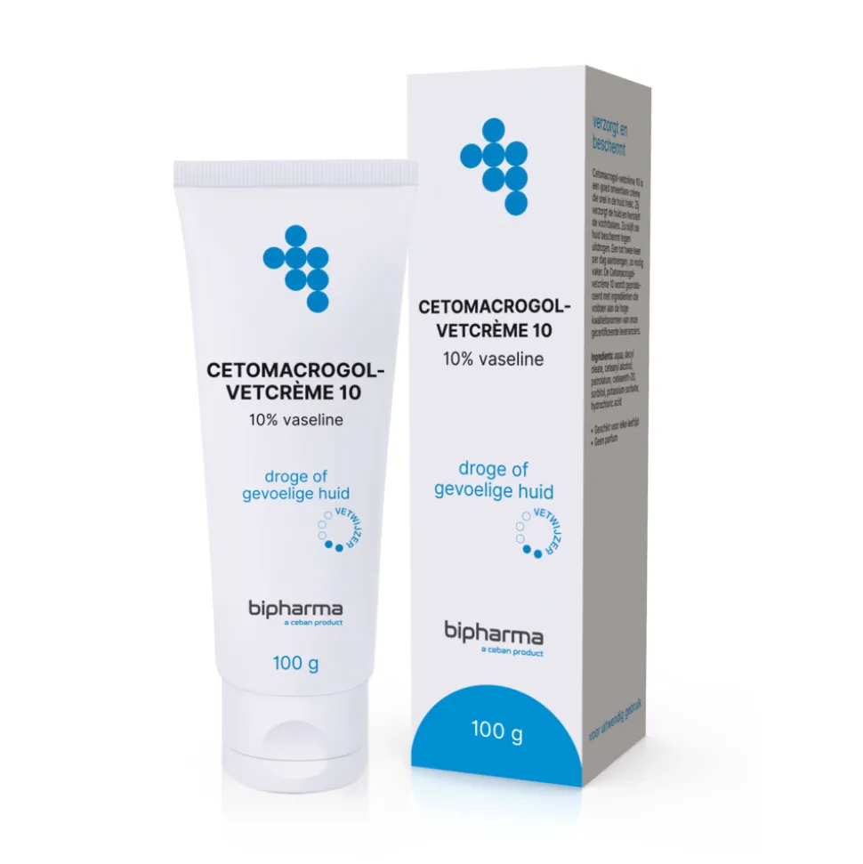 Bipharma Cetomacrogol-vetcreme 10% 100 gr