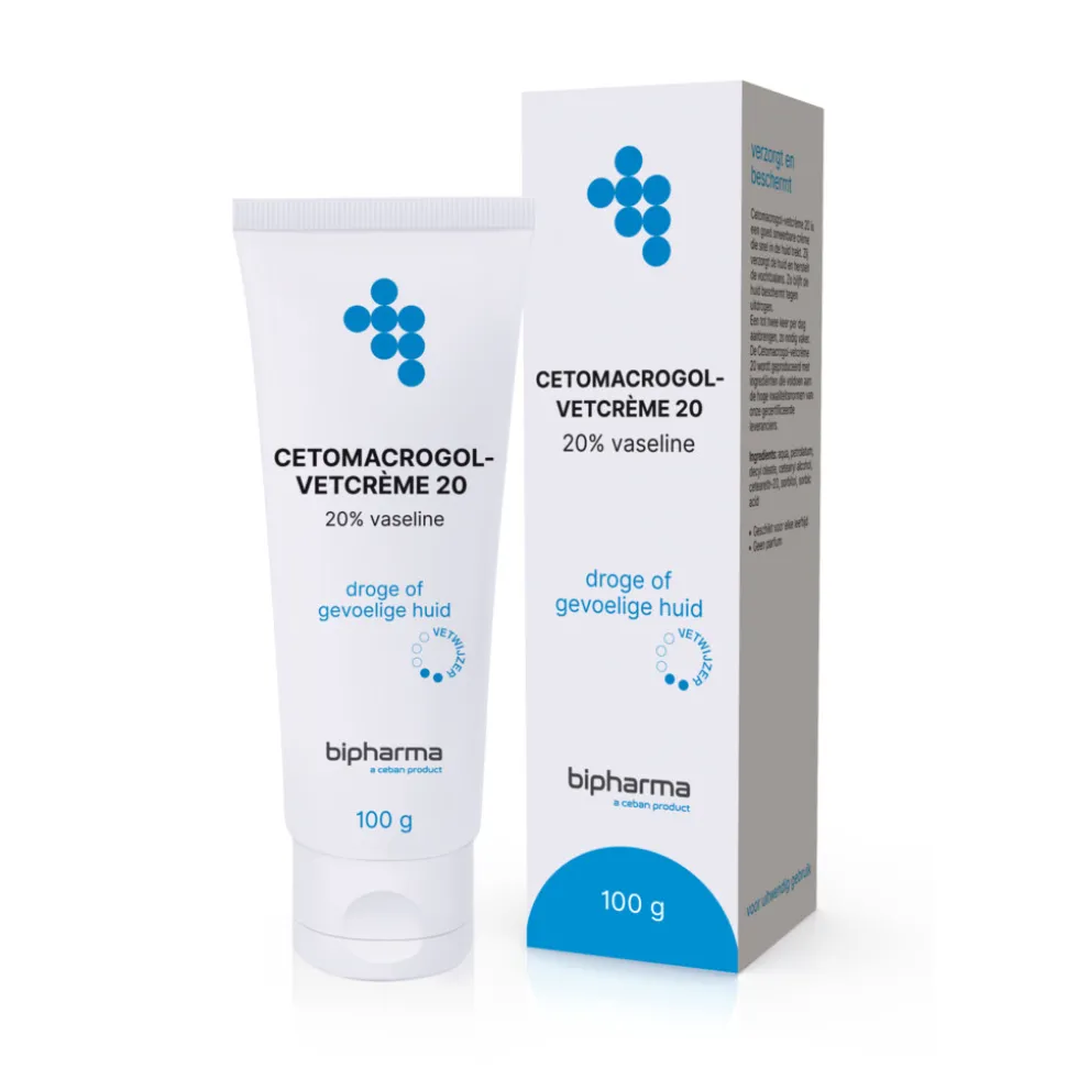 Bipharma Cetomacrogol-vetcreme 20% 100 gr