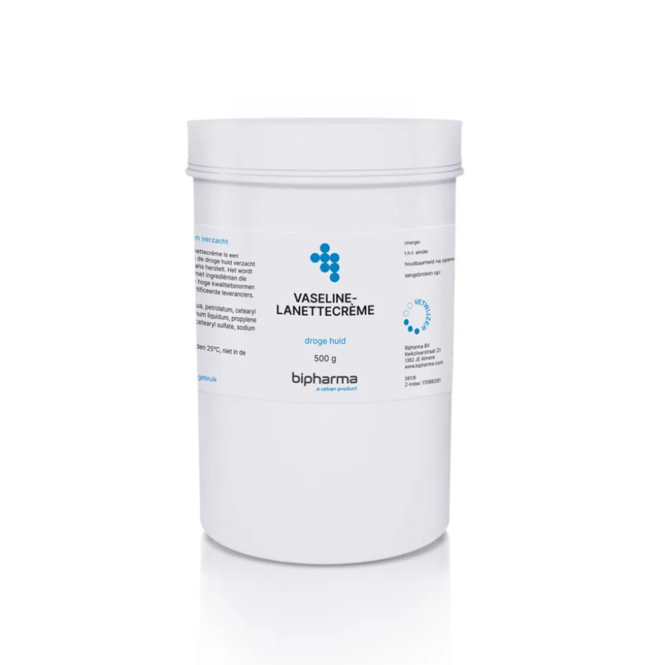 Bipharma Vaseline Lanettecrème 500 gr