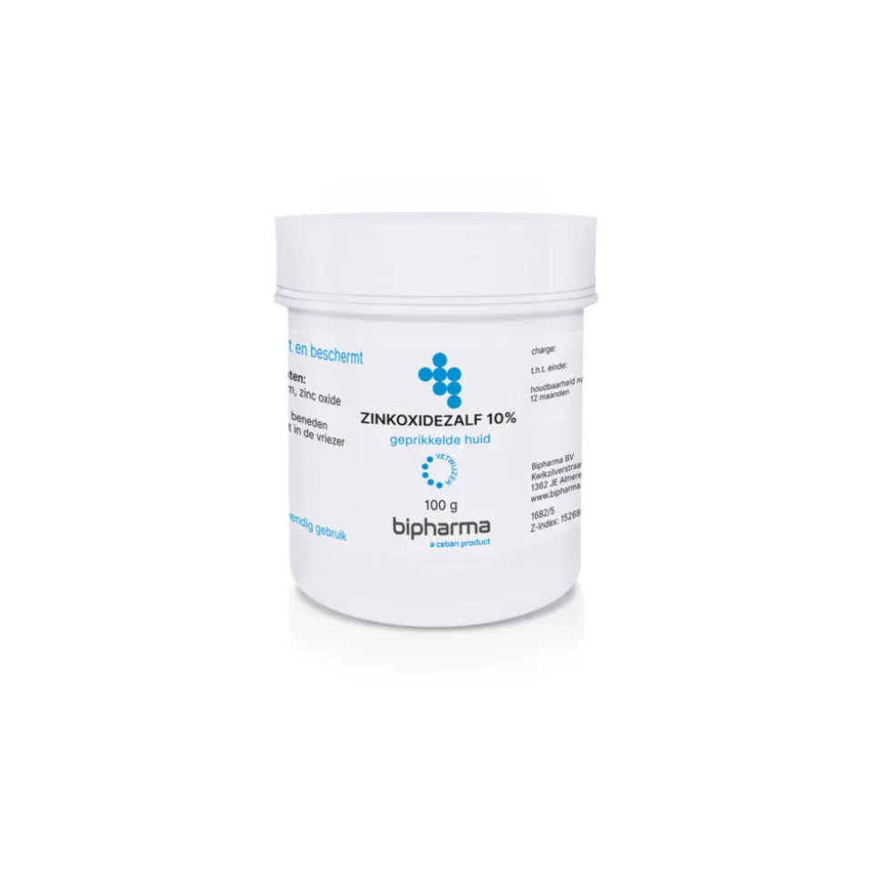 Bipharma Zinkoxidezalf 10% 100 gr
