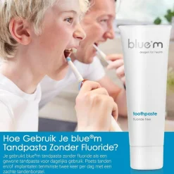 Bluem Tandpasta Fluoride Vrij 75 ml