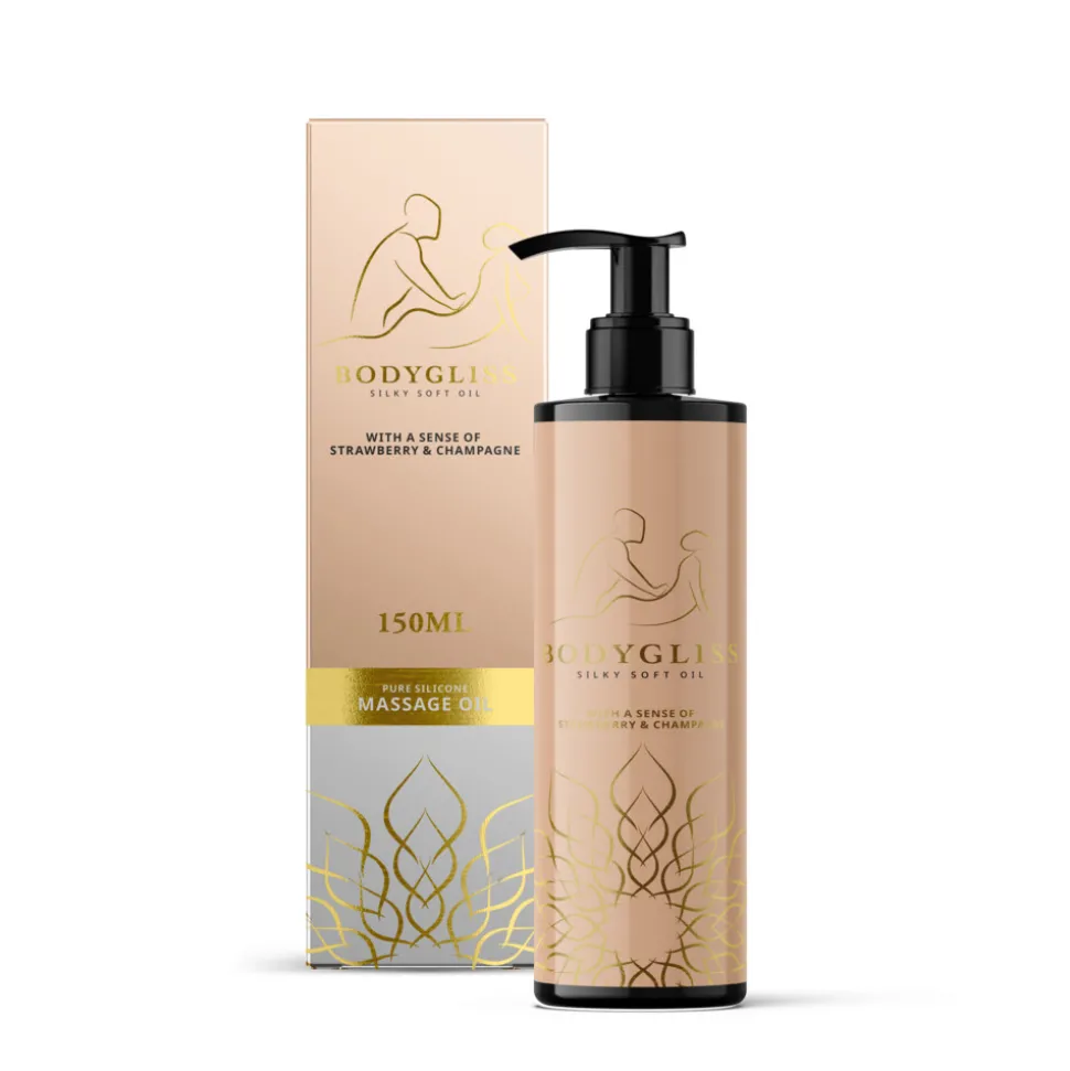 Bodygliss Massageolie Strawberry & Champagne 150 ml