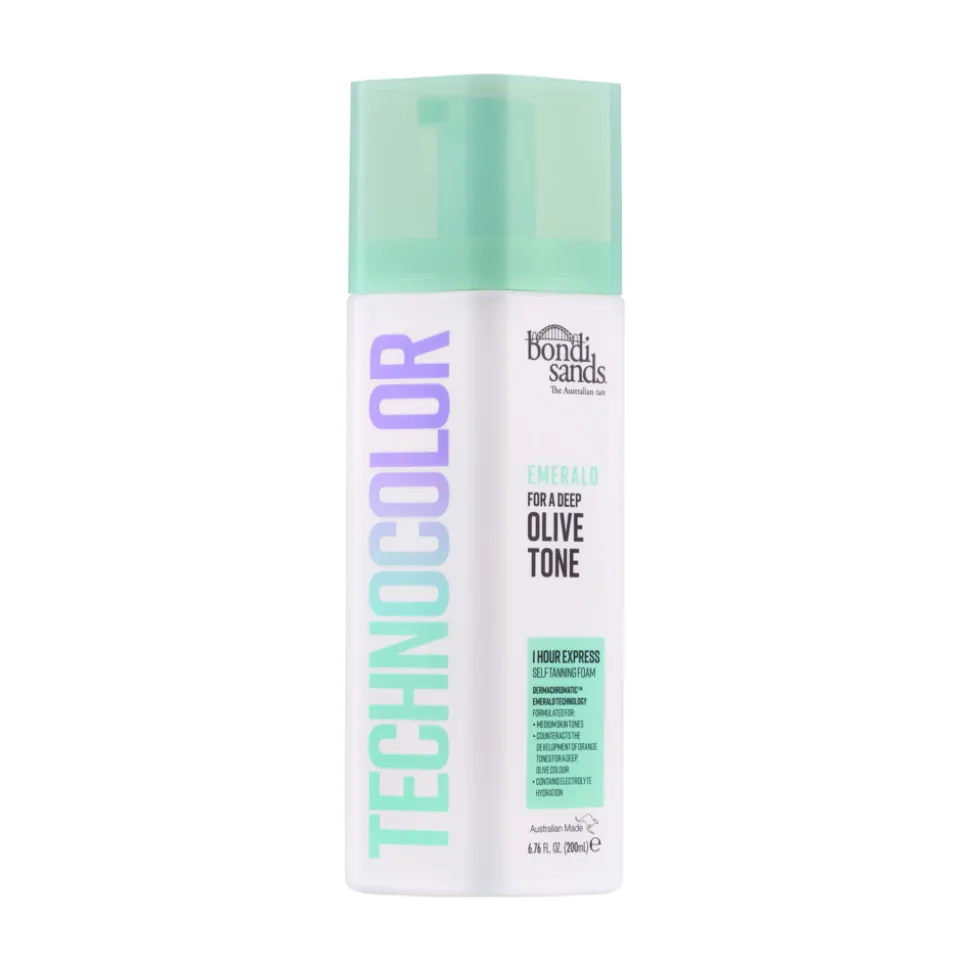Bondi Sands Technocolor Self Tanning Foam 1 Hour Express Emerald 200 ml