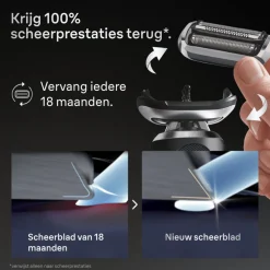 Braun Elektrisch Scheerapparaat Vervangingskop Series 7 74S