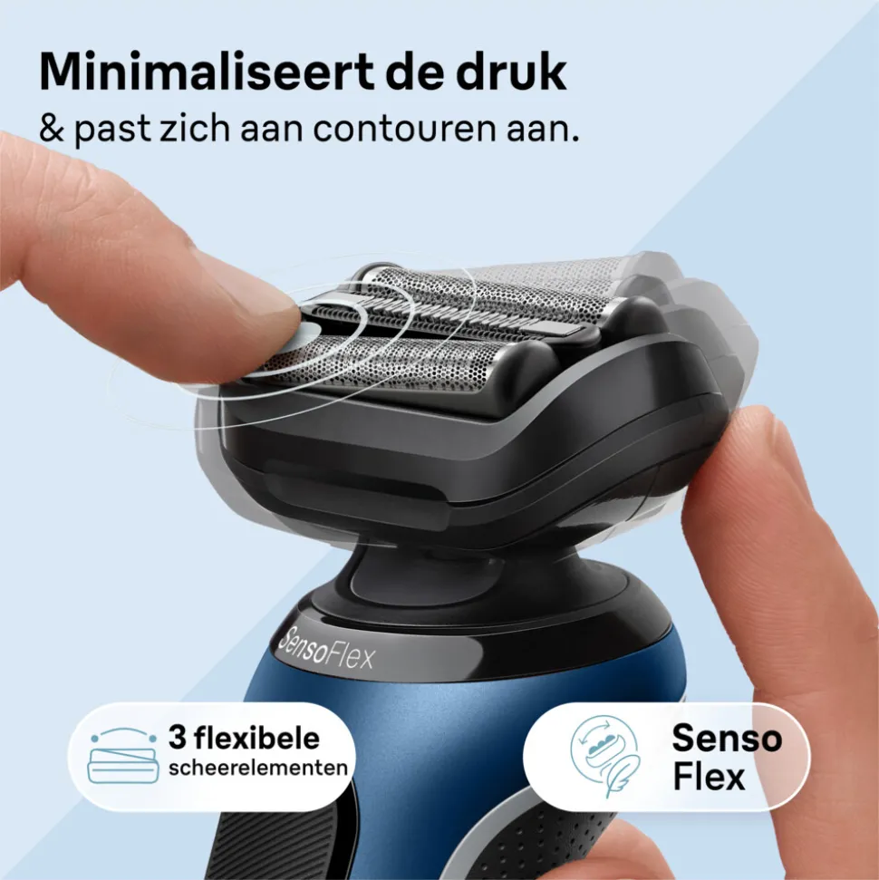 Braun Elektrisch Scheerapparaat Series 6 61-B1000s Blauw