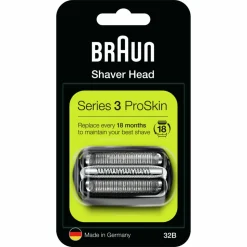Braun Elektrisch Scheerapparaat Vervangingskop Series 3 32B Zwart
