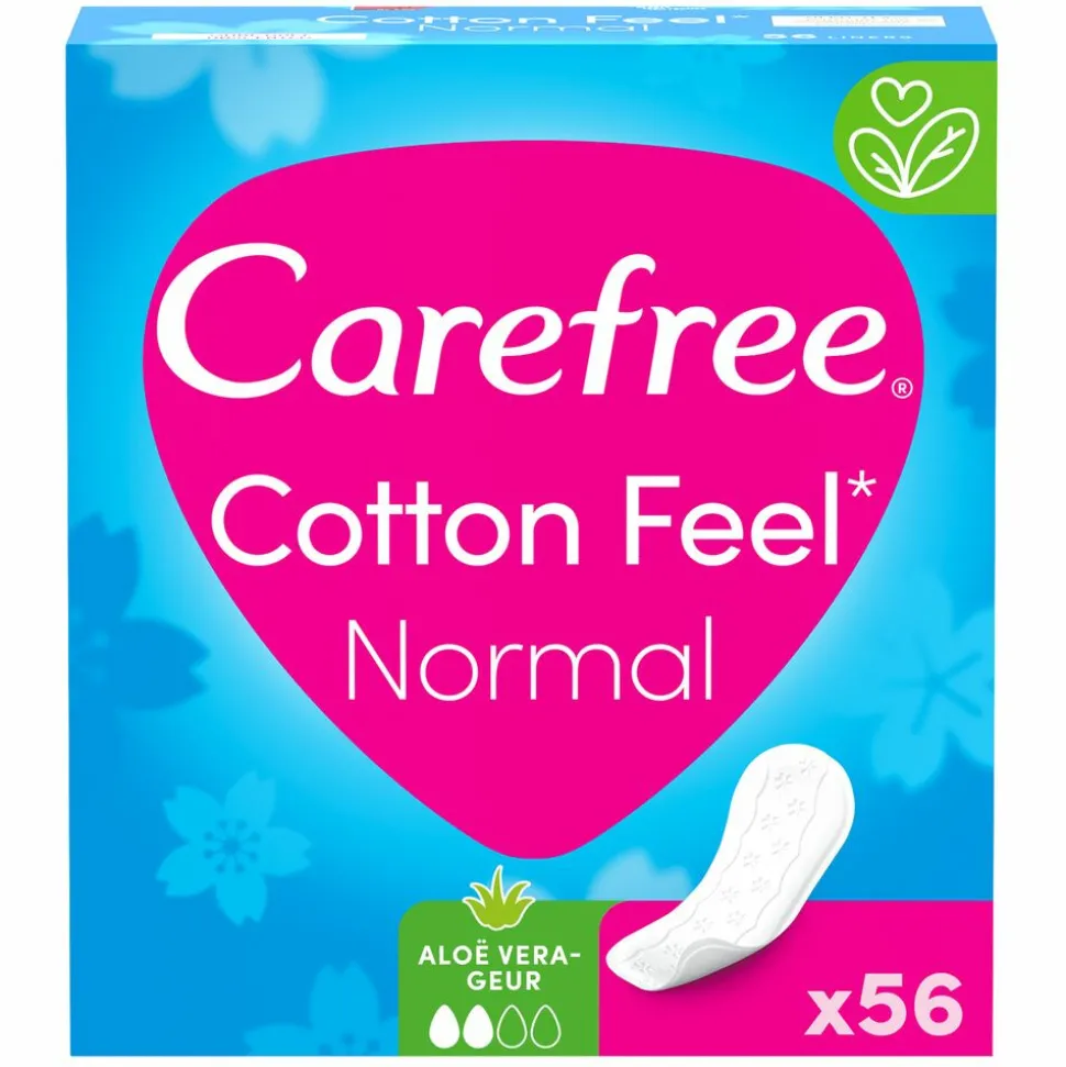 Carefree Cotton Feel Aloe 56 stuks