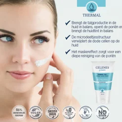 Celenes Thermal 3 in 1 Reiniger Scrub Masker 150 ml