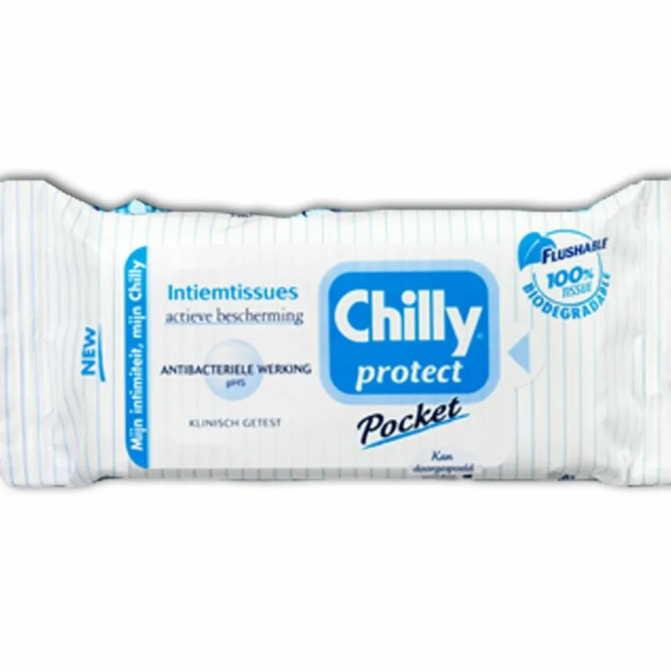 Chilly Pocket Intiemtissues Doekjes Protect 12 stuks