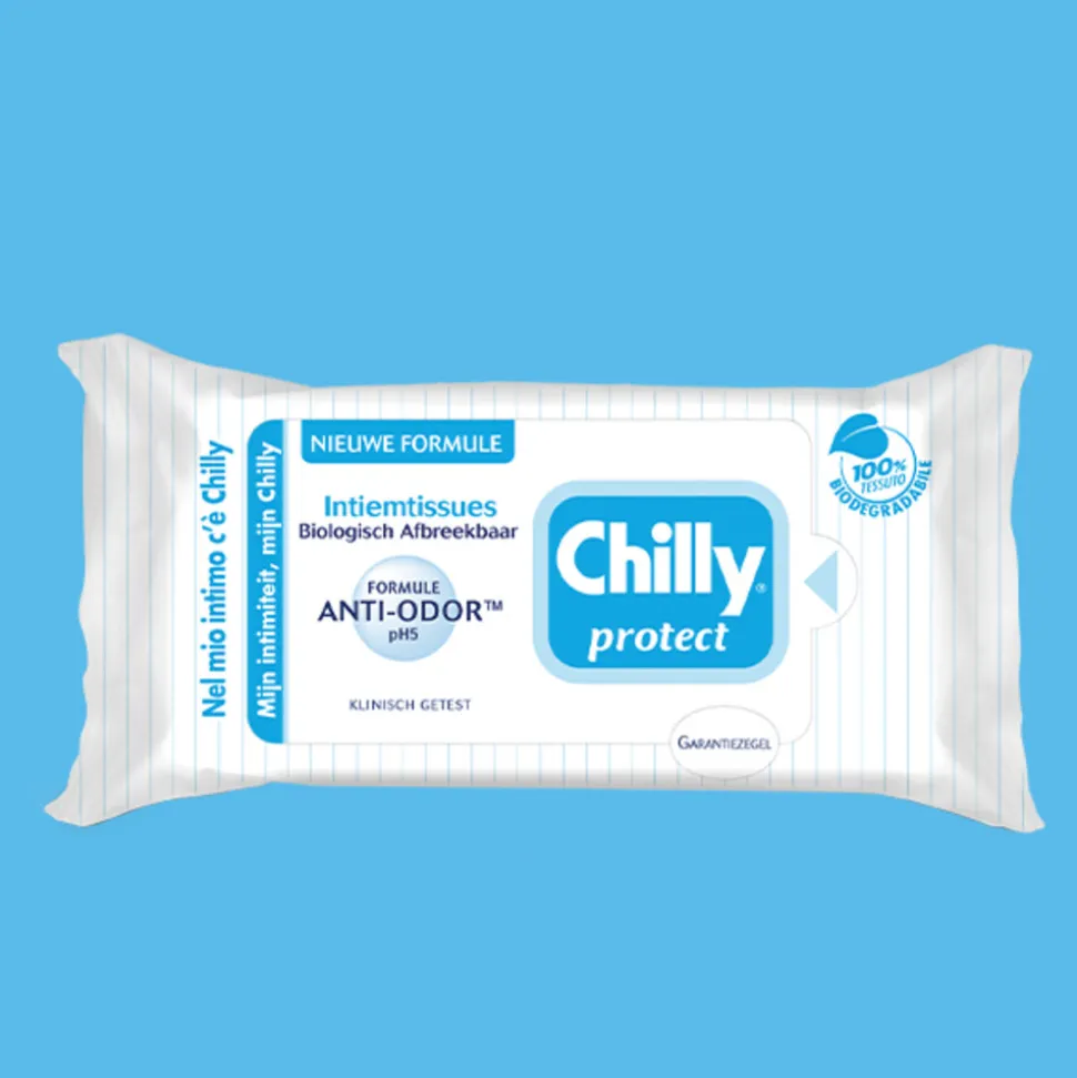 Chilly Pocket Intiemtissues Doekjes Protect 12 stuks