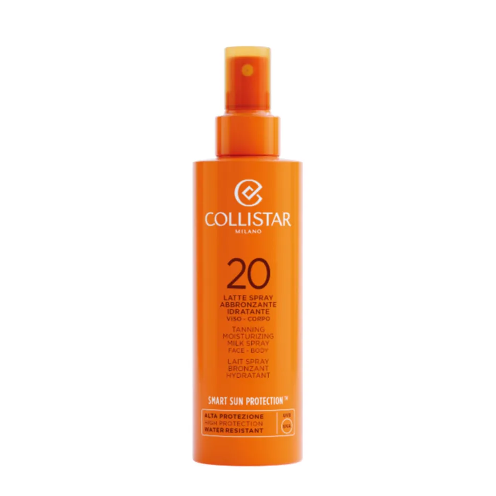 Collistar Tanning Moisturizing Milk Spray Face-Body SPF 20 200 ml