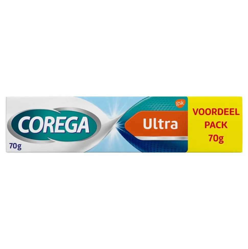 Corega Kleefcrème Ultra Kunstgebitverzorging 70 gr