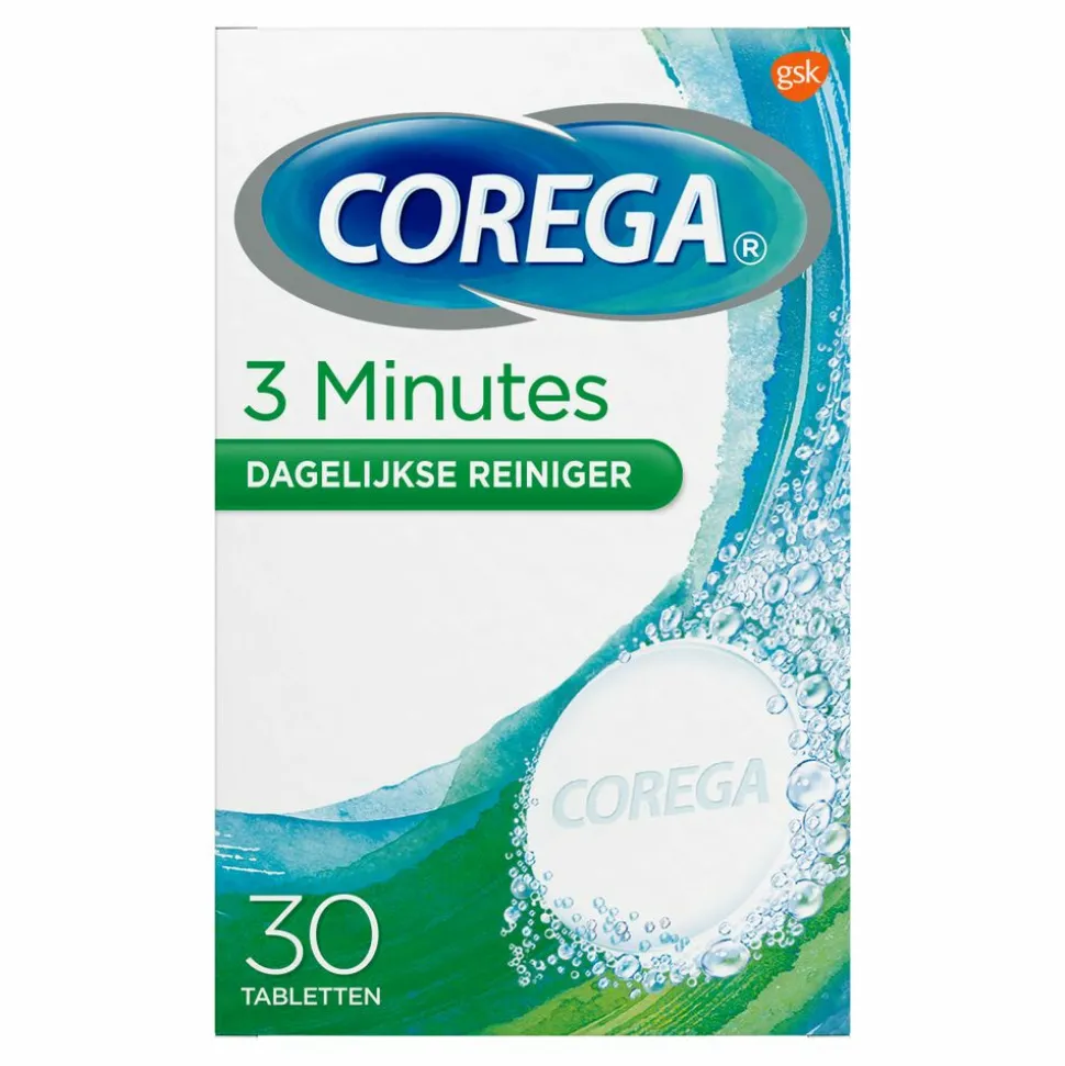 Corega Tabs 3 min 30 stuks