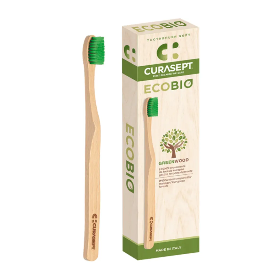 Curasept Ecobio Greenwood Tandenborstel Soft