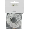 Damselle Elastiek Wit Lang 12 stuks