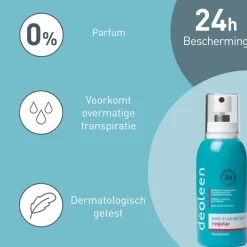 Deoleen Deodorant Regular Pompspray Anti-Transpirant 75 ml