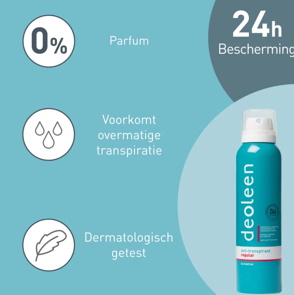 Deoleen Deodorant Spray Regular Anti-Transpirant 150 ml