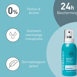 Deoleen Deodorant Verstuiver Sensitive Anti-Transpirant 75 ml
