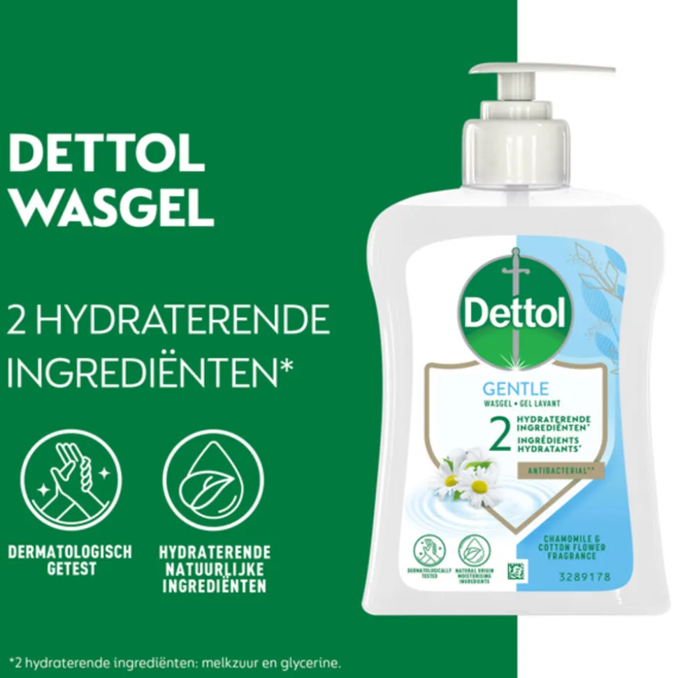Dettol Handzeep Extra Care Kamille 250 ml