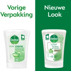 Dettol No-Touch Automatische Zeepdispenser Zilver Aloe Vera Navulling 250 ml