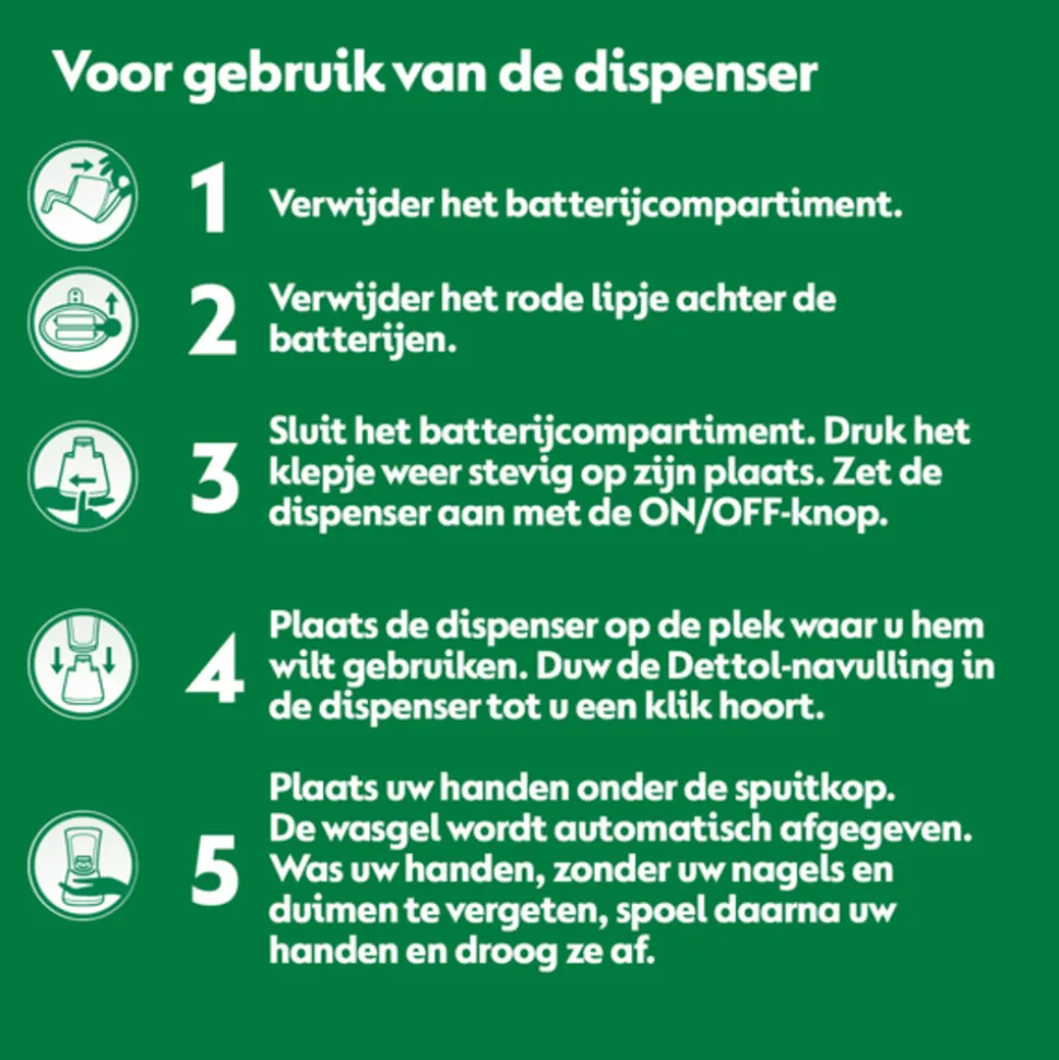 Dettol No-Touch Automatische Zeepdispenser Zilver Aloe Vera Navulling 250 ml