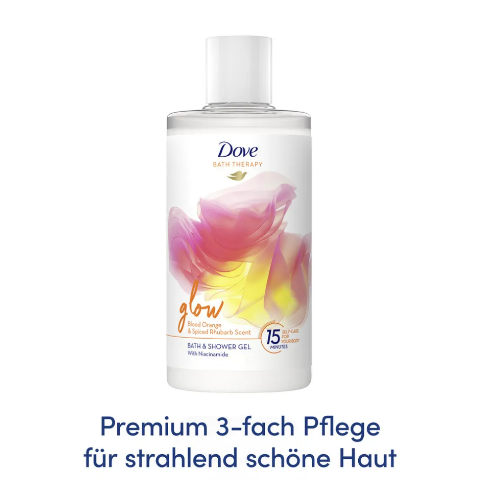 Dove Bath Therapy Glow Badschuim & Douchegel 400 ml