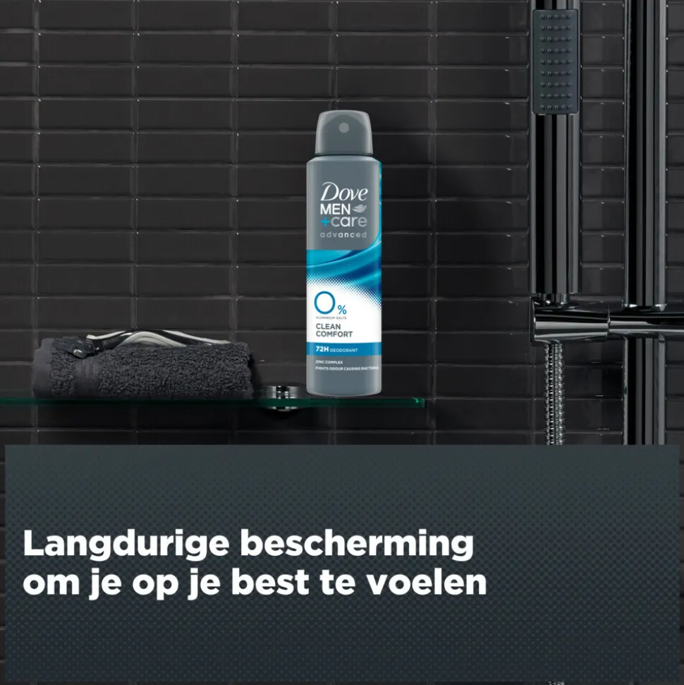 Dove Deodorant Men+ Care 0% Clean Comfort 150 ml