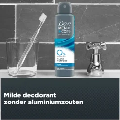 Dove Deodorant Men+ Care 0% Clean Comfort 150 ml
