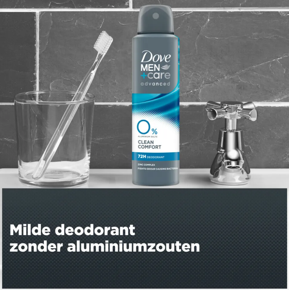 Dove Deodorant Men+ Care 0% Clean Comfort 150 ml
