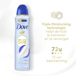 Dove Deodorant Spray Advanced Care Talco 150 ml