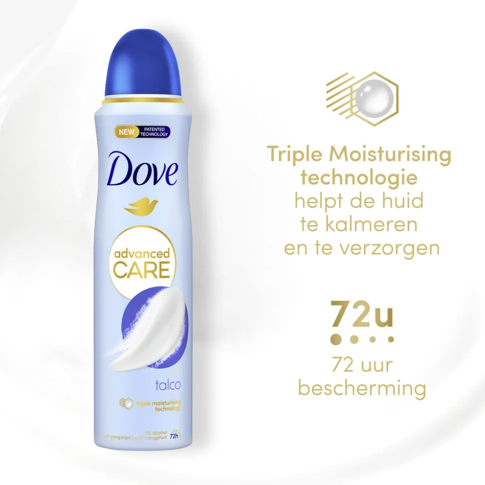 Dove Deodorant Spray Advanced Care Talco 150 ml