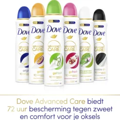 Dove Deodorant Spray Advanced Care Cucumber & Green Tea 150 ml