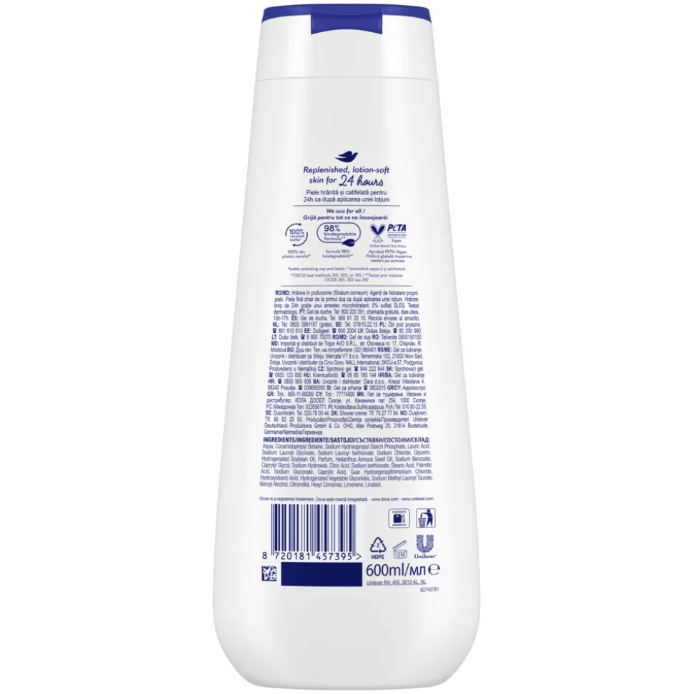Dove Douchecrème Deeply Nourishing 600 ml
